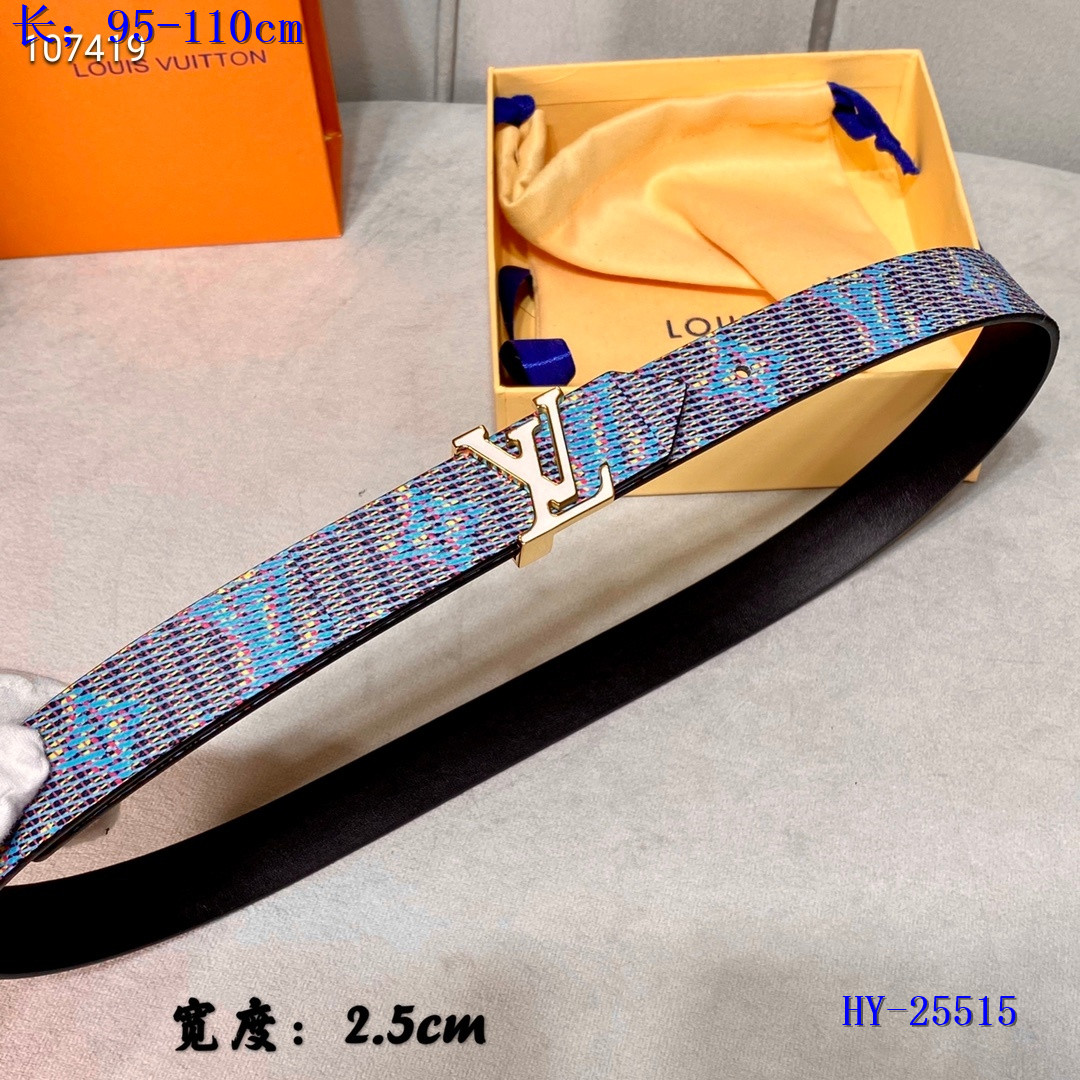 LV Belts 2.5 cm Width 034
